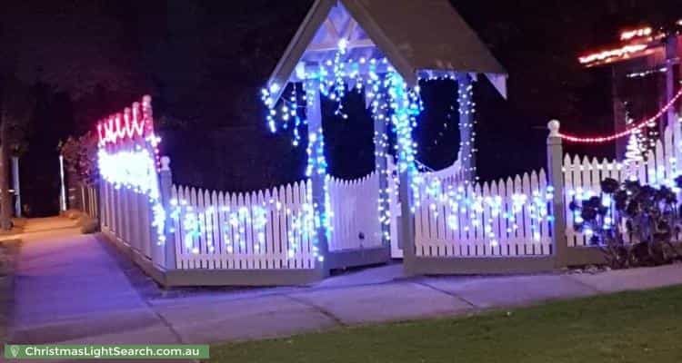 Christmas Light display at 21 Hoffmans Road, Essendon West