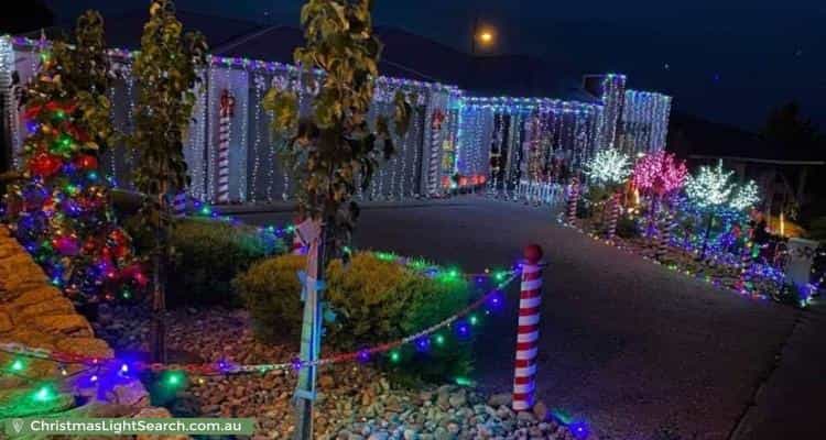 Christmas Light display at 4 Powell Place, Pakenham