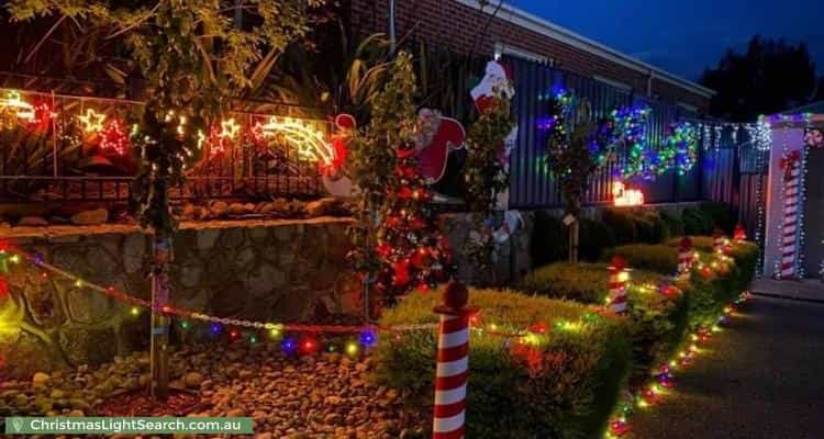 Christmas Light display at 4 Powell Place, Pakenham