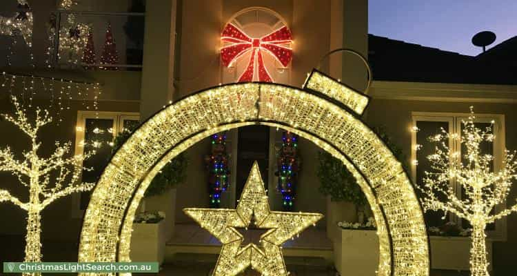 Christmas Light display at  Mercurio Drive, Flinders Park