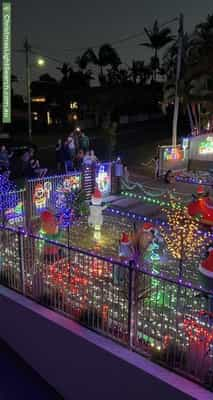 Christmas Light display at 36 Sugarloaf Street, Wavell Heights