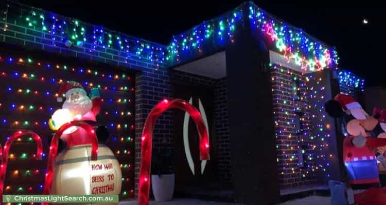 Christmas Light display at 13 Mendoza Street, Truganina