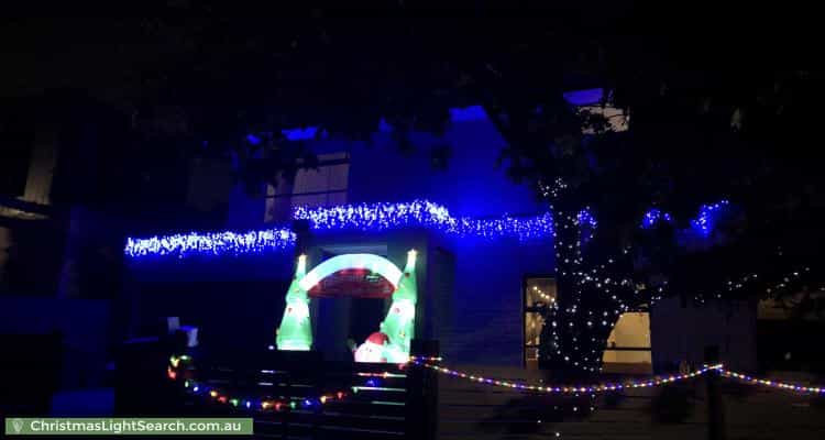Christmas Light display at 100 Power Avenue, Chadstone