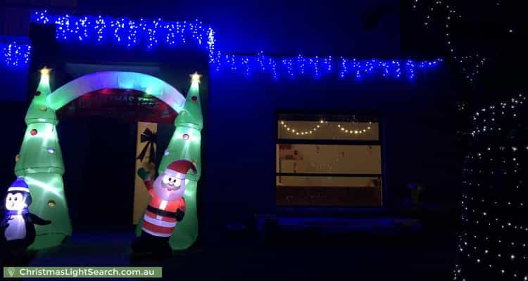 Christmas Light display at 100 Power Avenue, Chadstone