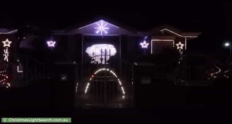 Christmas Light display at 18 Sullivan Road, Cairnlea