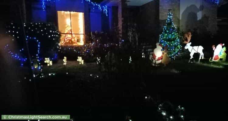 Christmas Light display at 78 Telopea Crescent, Mill Park