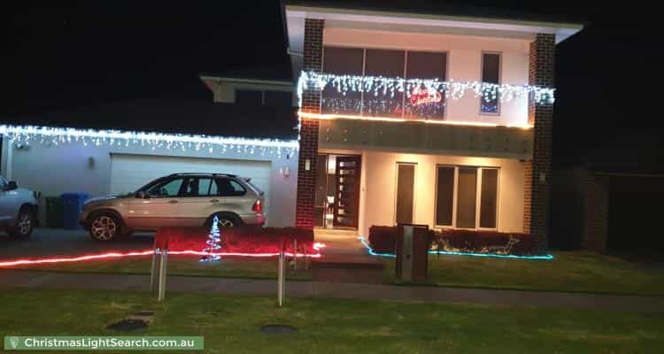 Christmas Light display at  Bankton Avenue, Cranbourne East