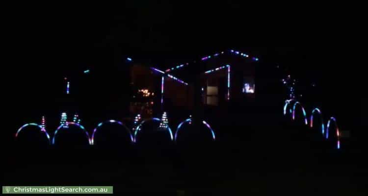 Christmas Light display at 2 Colbury Road, Bayswater North