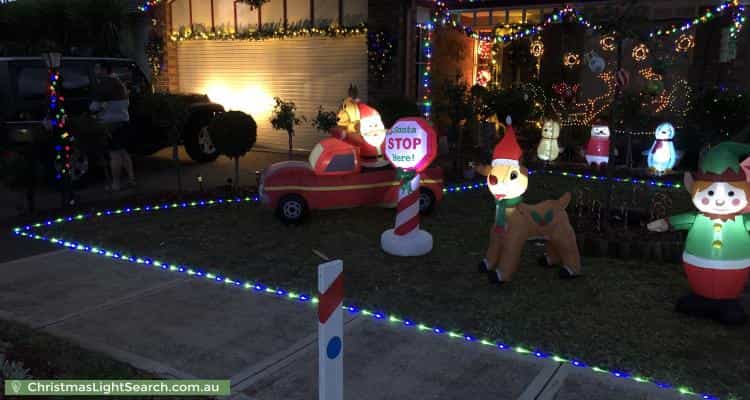 Christmas Light display at 11 Masterton Place, Cranbourne East