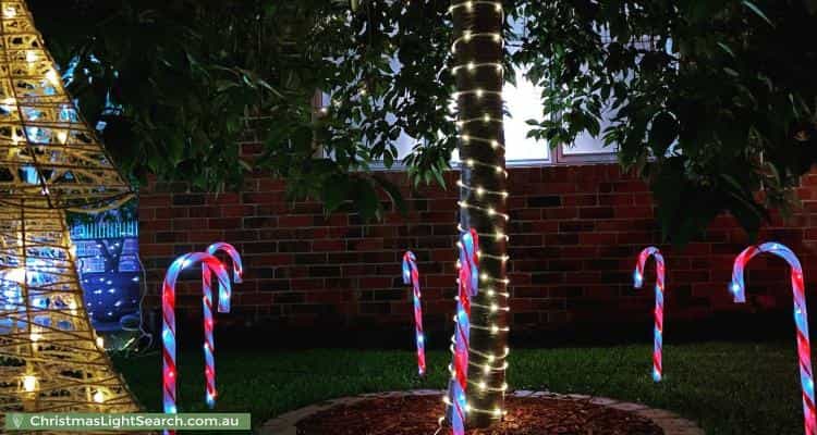 Christmas Light display at 61 Bishop Street, Oakleigh