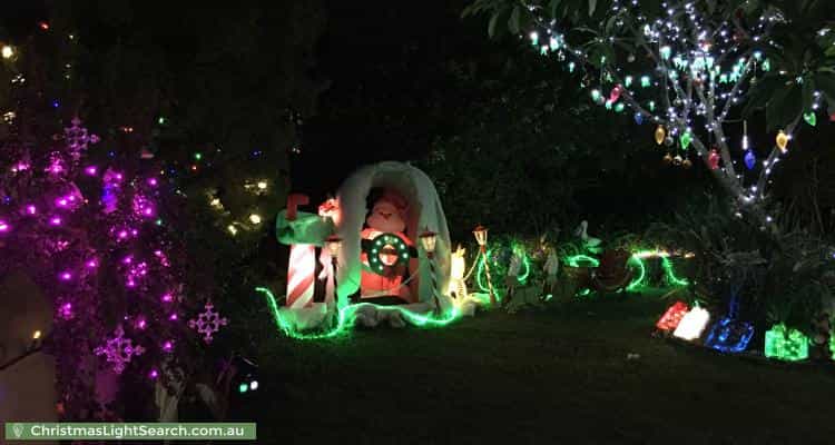 Christmas Light display at 12 Anita Street, Yeronga