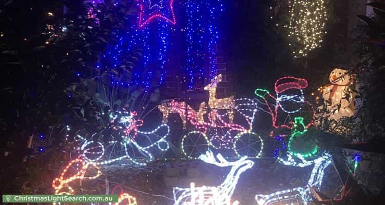 Christmas Light display at 22 Appaloosa Grove, Clyde North