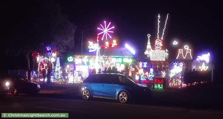 Christmas Light display at  Marshall Street, West Wodonga