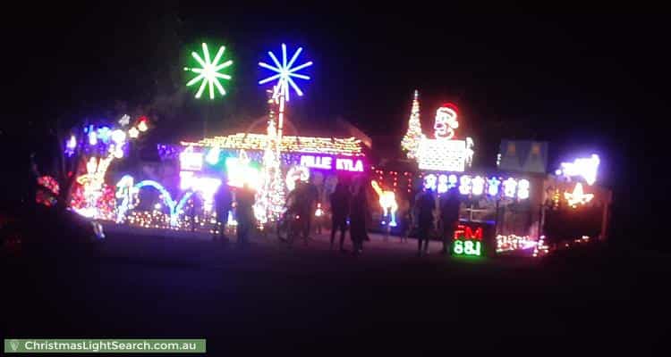 Christmas Light display at  Marshall Street, West Wodonga