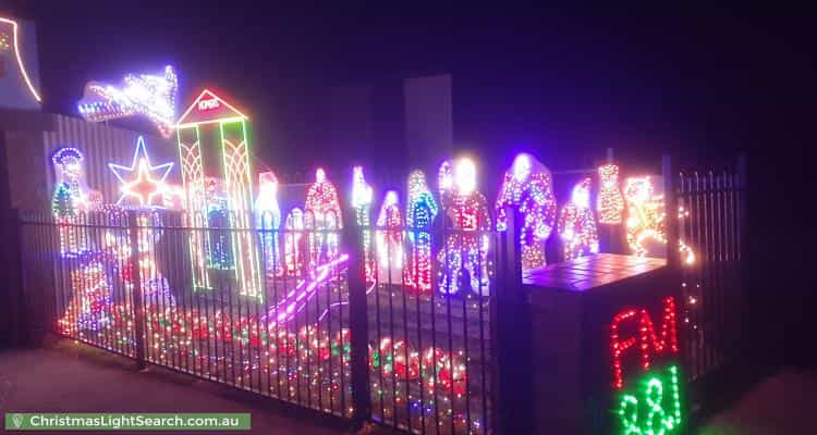 Christmas Light display at  Marshall Street, West Wodonga