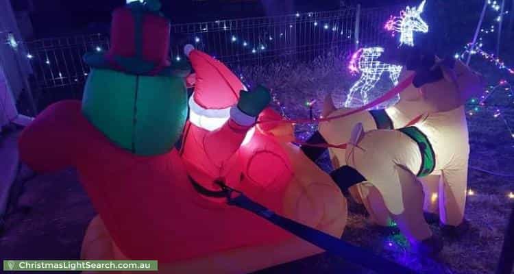Christmas Light display at 133 Goodman Road, Elizabeth South