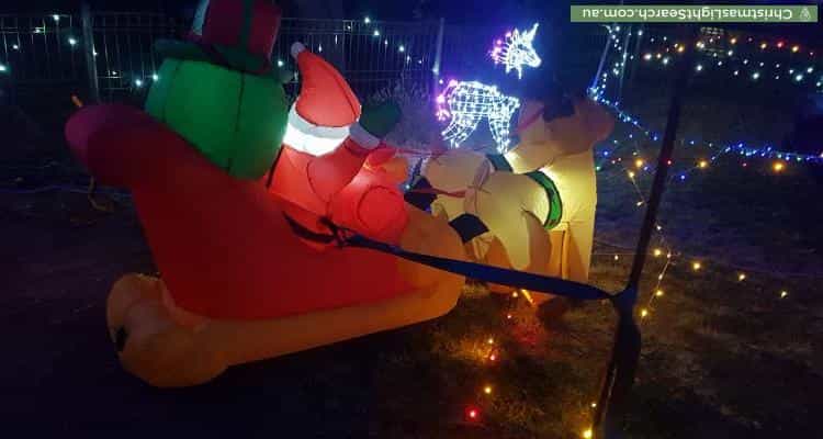 Christmas Light display at 133 Goodman Road, Elizabeth South