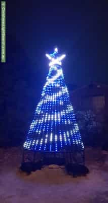 Christmas Light display at 225 Newman-Morris Circuit, Oxley