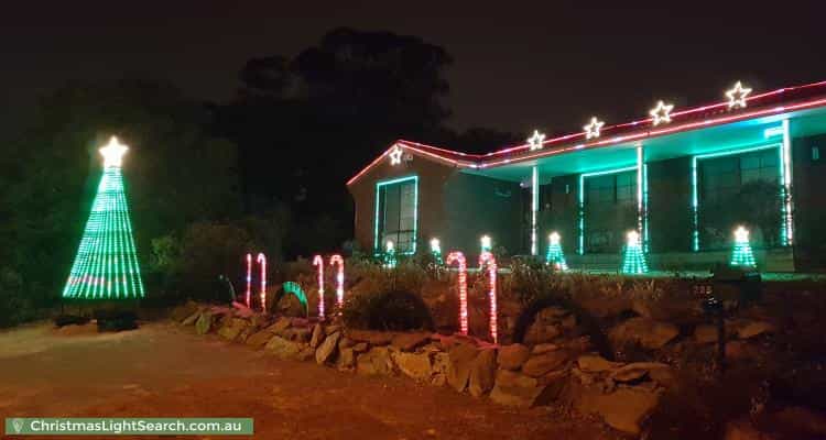 Christmas Light display at 225 Newman-Morris Circuit, Oxley