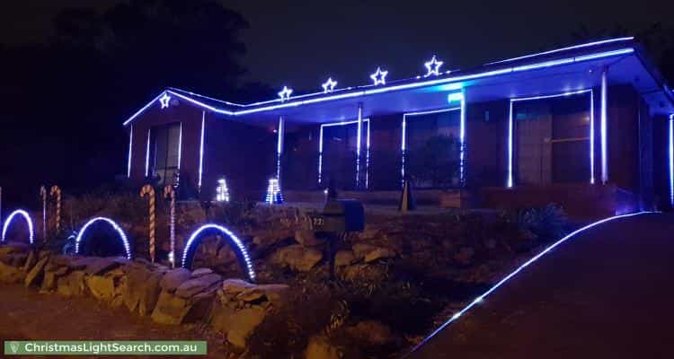 Christmas Light display at 225 Newman-Morris Circuit, Oxley