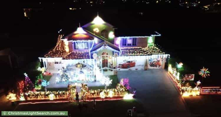 Christmas Light display at  Farmhouse Avenue, Pitt Town