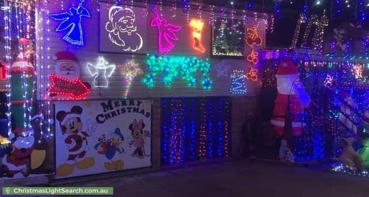 Christmas Light display at 242 Stanley Road, Carina