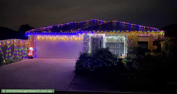 Christmas Light display at  Isla Court, Munno Para West