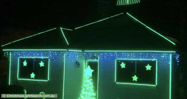 Christmas Light display at 37 Boundary Road, Heathcote