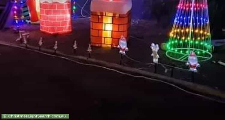 Christmas Light display at 527 White Road, Boors Plain