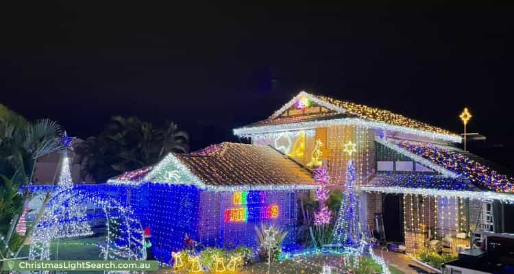 Christmas Light display at 71 McPherson Road, Sinnamon Park