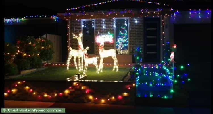 Christmas Light display at 5 Love Street, Lynbrook