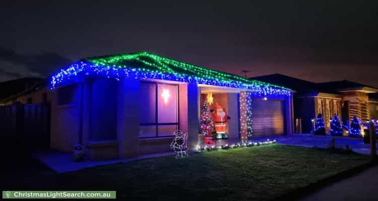 Christmas Light display at 7 Atkinson Close, Point Cook