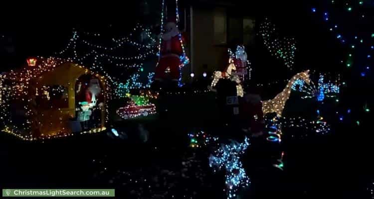 Christmas Light display at 671 Stud Road, Scoresby