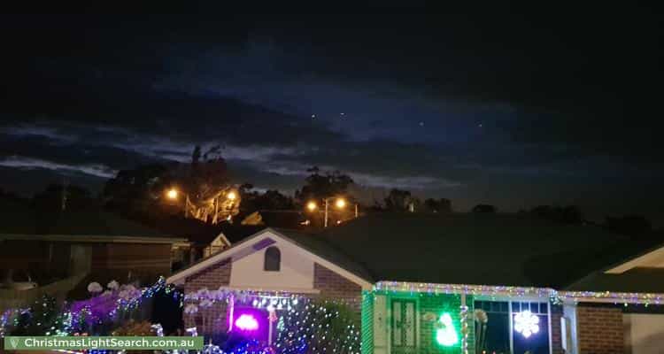 Christmas Light display at 71 Eileen Grove, Woori Yallock
