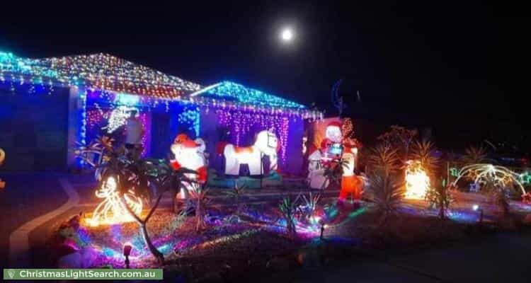 Christmas Light display at 11 Hatfield Road, Ellenbrook