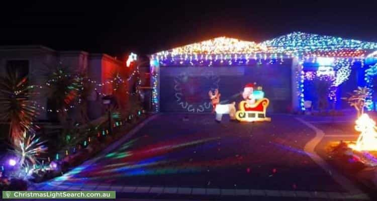 Christmas Light display at 11 Hatfield Road, Ellenbrook