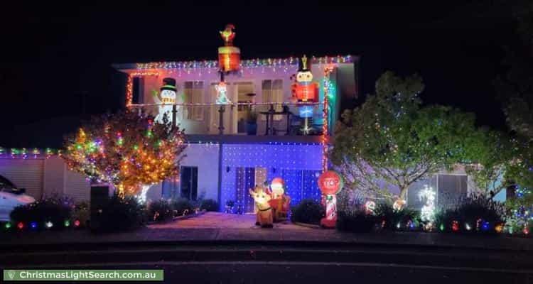Christmas Light display at 4 Westley Court, Mount Barker