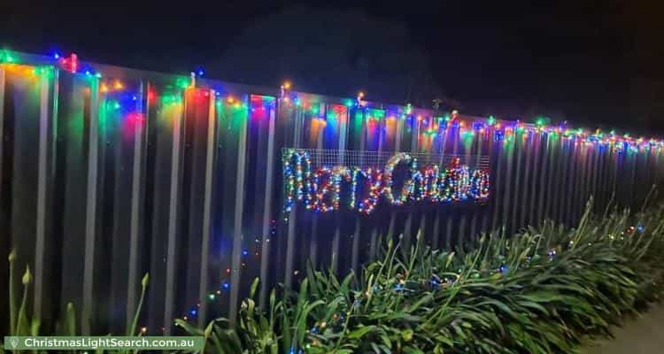 Christmas Light display at 4 Westley Court, Mount Barker