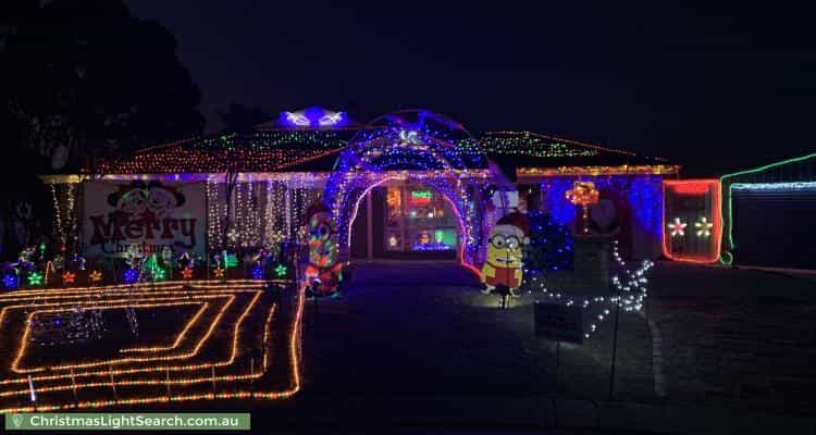 Christmas Light display at 5 Coongan Court, Heathridge