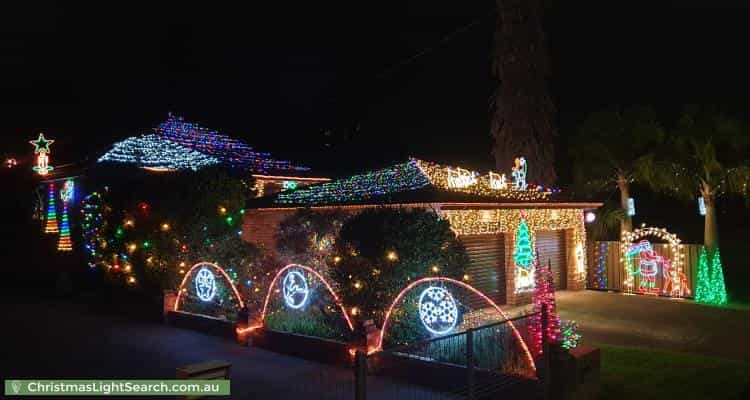 Christmas Light display at 84 Campbell Street, Woonona