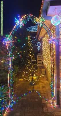 Christmas Light display at 84 Campbell Street, Woonona