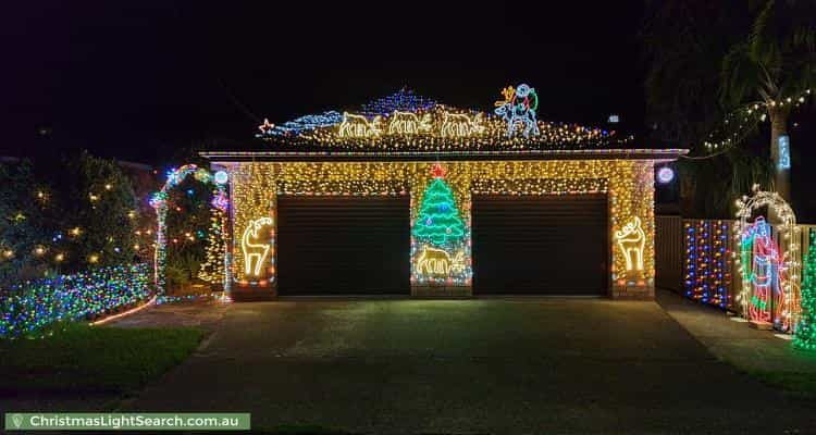 Christmas Light display at 84 Campbell Street, Woonona