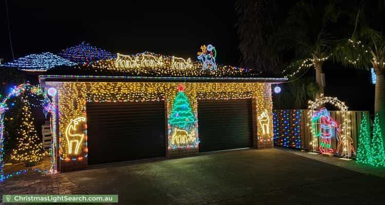 Christmas Light display at 84 Campbell Street, Woonona