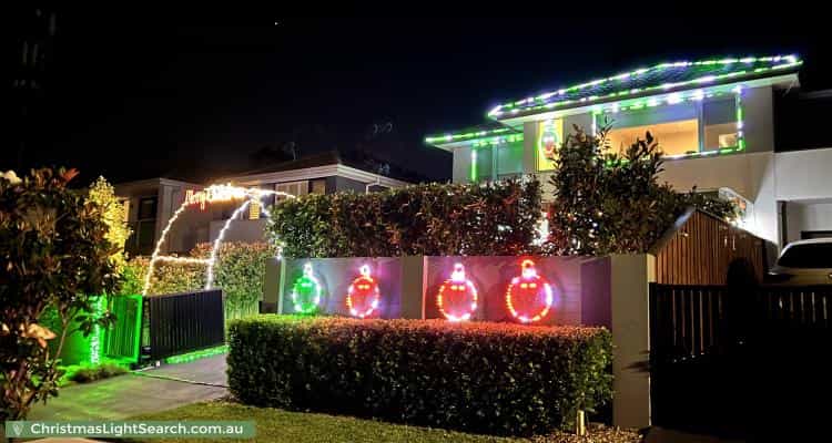 Christmas Light display at 91 Hennessy Avenue, Moorebank