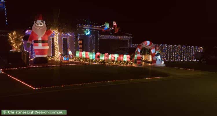 Christmas Light display at  Florence Street, Mount Martha