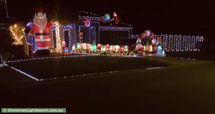 Christmas Light display at  Florence Street, Mount Martha