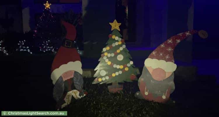 Christmas Light display at 16 Norwood Crescent, Trinity Park