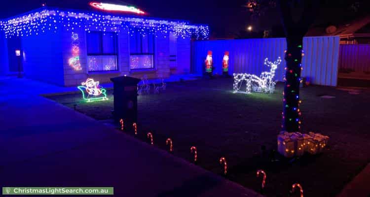 Christmas Light display at 34 Coogee Avenue, Paralowie