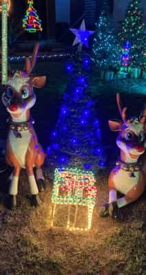 Christmas Light display at  Bacchus Marsh Road Steele Court, Bacchus Marsh