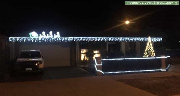 Christmas Light display at 142 Petherton Road, Andrews Farm